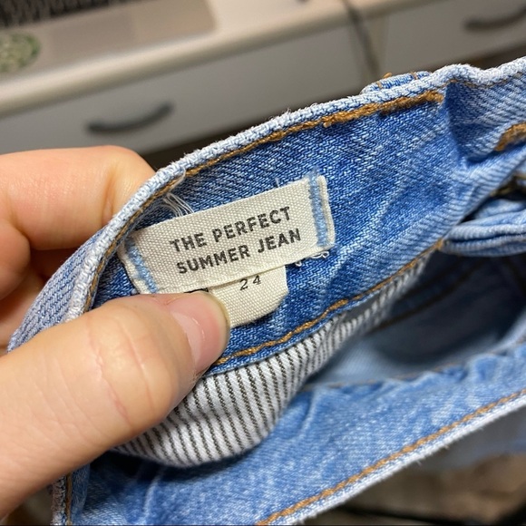 Madewell The Perfect Summer Jean Fitzgerald Wash 24 Mom Boyfriend High Waisted - Picture 7 of 7